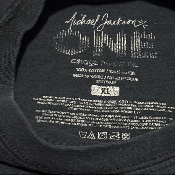 Vintage Michael Jackson T-shirt “One” Cirque Du Soleil - Picture 3 of 4
